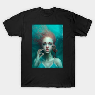 Mermaid and seahorse T-Shirt